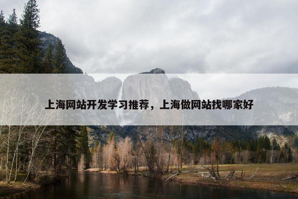 上海网站开发学习推荐，上海做网站找哪家好