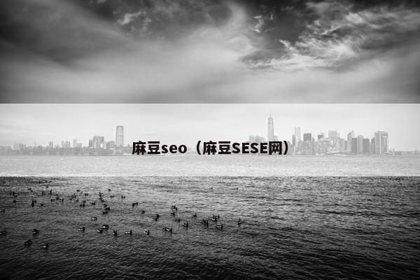 麻豆seo（麻豆SESE网）
