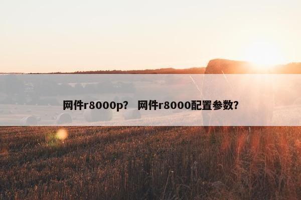 网件r8000p？ 网件r8000配置参数？