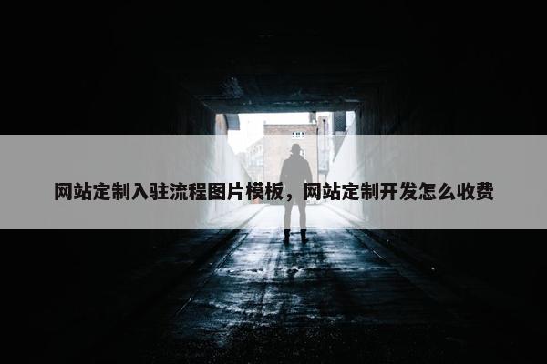 网站定制入驻流程图片模板，网站定制开发怎么收费