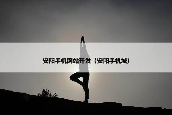 安阳手机网站开发（安阳手机城）