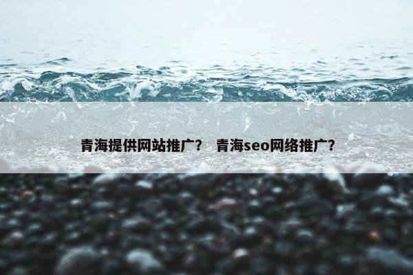 青海提供网站推广？ 青海seo网络推广？