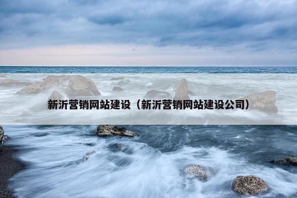 新沂营销网站建设（新沂营销网站建设公司）