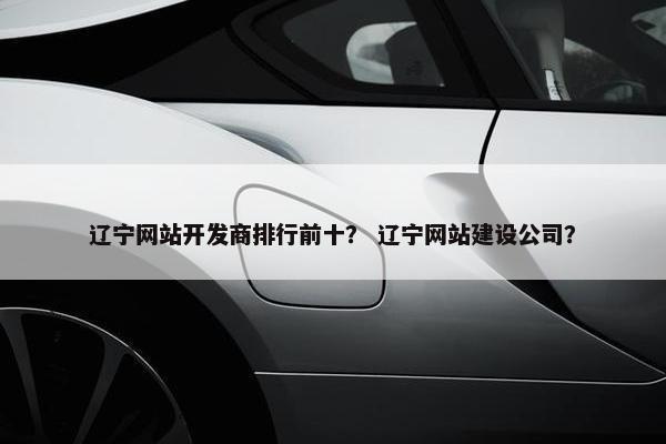 辽宁网站开发商排行前十？ 辽宁网站建设公司？