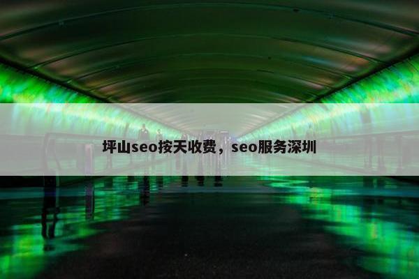 坪山seo按天收费，seo服务深圳