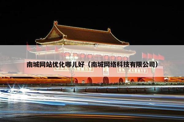 南城网站优化哪儿好（南城网络科技有限公司）
