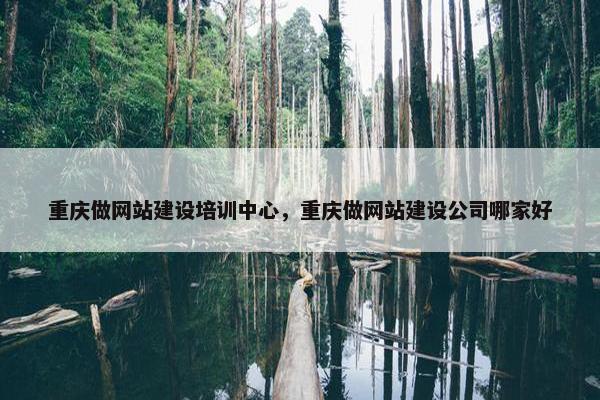 重庆做网站建设培训中心，重庆做网站建设公司哪家好