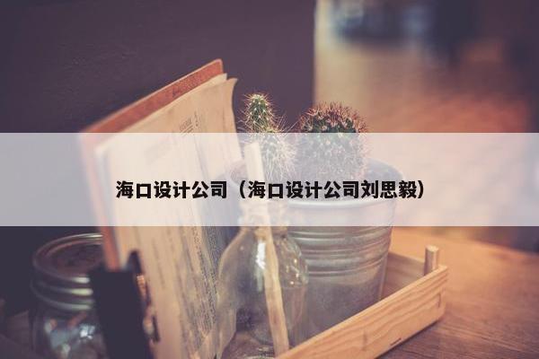 海口设计公司（海口设计公司刘思毅）