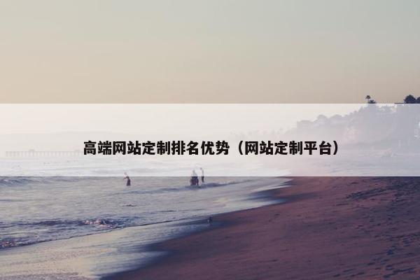 高端网站定制排名优势（网站定制平台）
