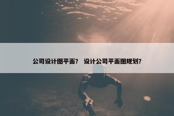 公司设计图平面？ 设计公司平面图规划？