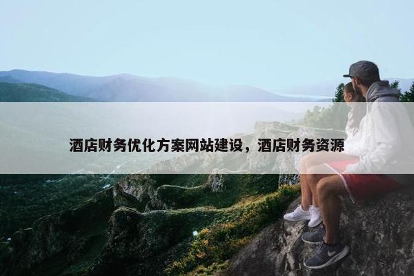 酒店财务优化方案网站建设，酒店财务资源