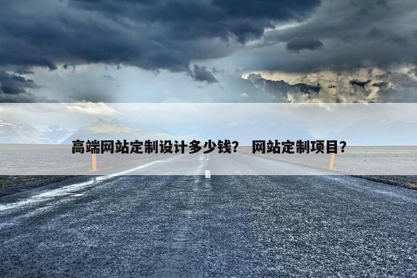 高端网站定制设计多少钱？ 网站定制项目？