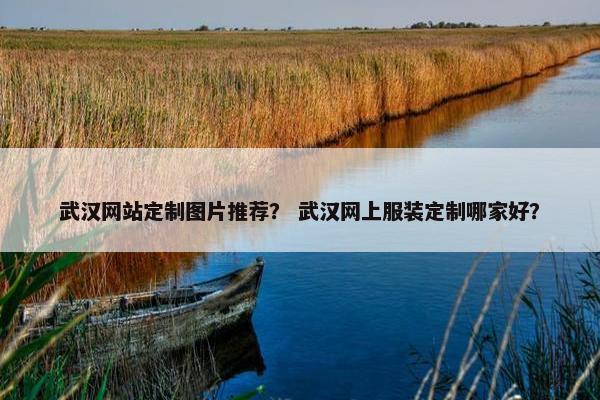 武汉网站定制图片推荐？ 武汉网上服装定制哪家好？