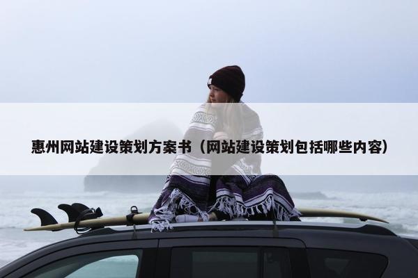 惠州网站建设策划方案书（网站建设策划包括哪些内容）