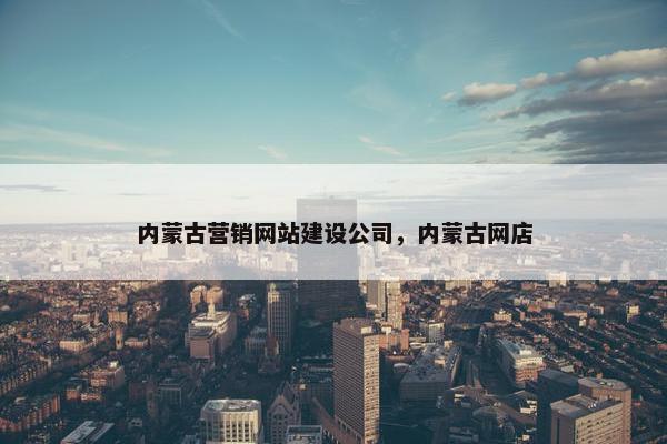 内蒙古营销网站建设公司，内蒙古网店