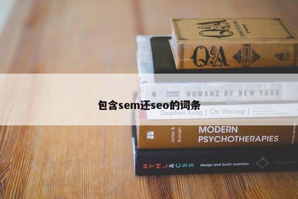 包含sem还seo的词条