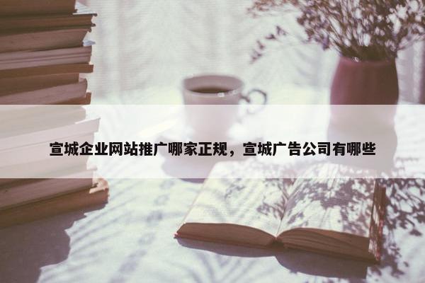 宣城企业网站推广哪家正规，宣城广告公司有哪些