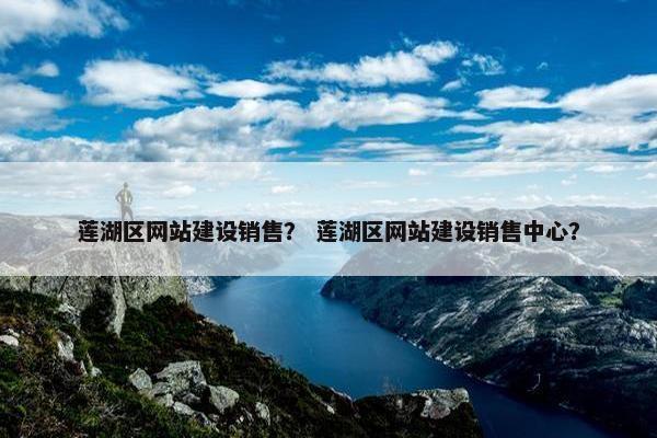 莲湖区网站建设销售？ 莲湖区网站建设销售中心？