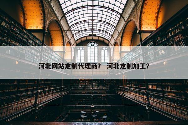 河北网站定制代理商？ 河北定制加工？