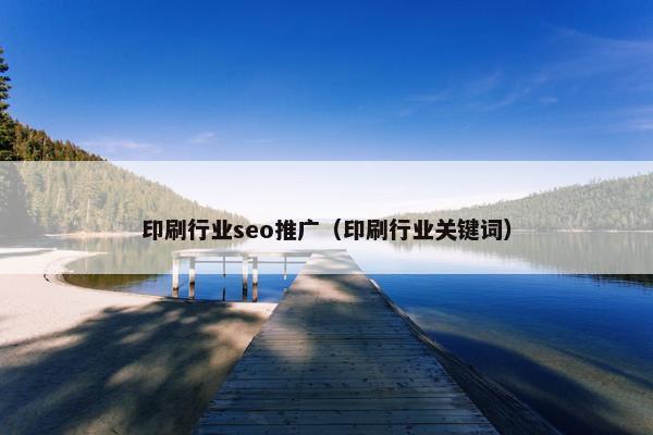 印刷行业seo推广（印刷行业关键词）