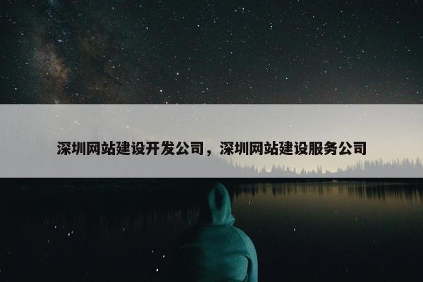 深圳网站建设开发公司，深圳网站建设服务公司