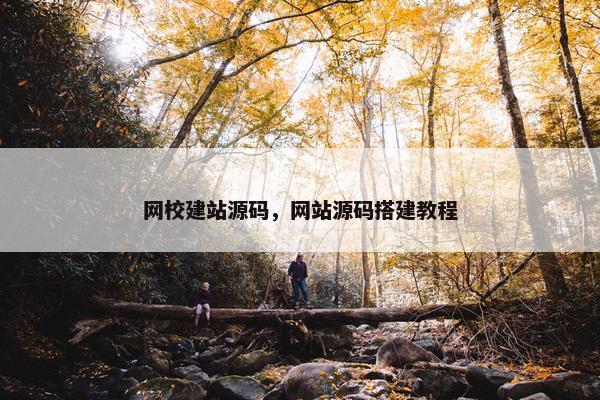 网校建站源码，网站源码搭建教程