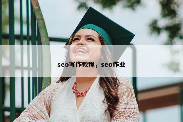 seo写作教程，seo作业