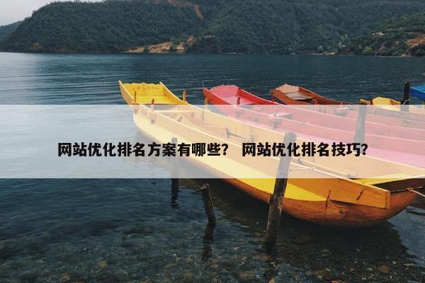 网站优化排名方案有哪些？ 网站优化排名技巧？