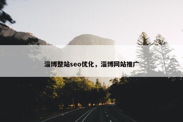 淄博整站seo优化，淄博网站推广