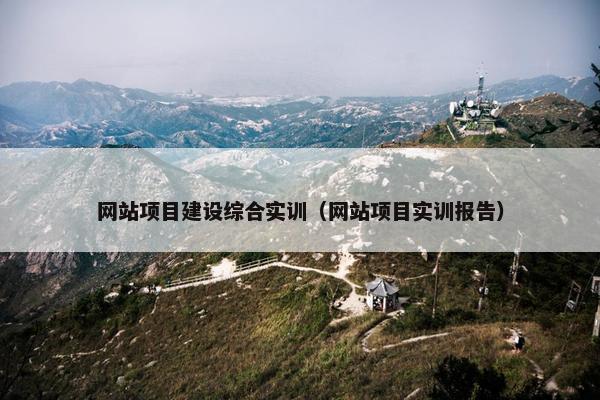 网站项目建设综合实训（网站项目实训报告）