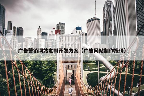 广告营销网站定制开发方案（广告网站制作报价）