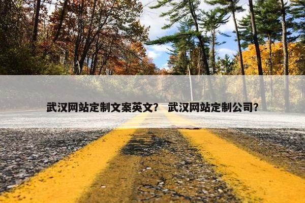武汉网站定制文案英文？ 武汉网站定制公司？