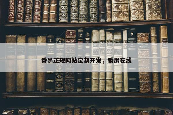 番禺正规网站定制开发，番禺在线