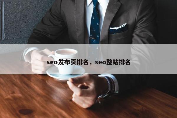 seo发布页排名，seo整站排名