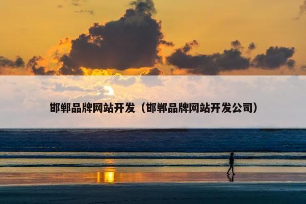 邯郸品牌网站开发（邯郸品牌网站开发公司）
