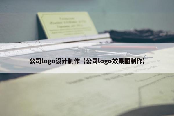 公司logo设计制作（公司logo效果图制作）