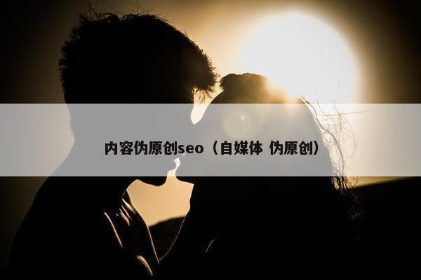 内容伪原创seo（自媒体 伪原创）