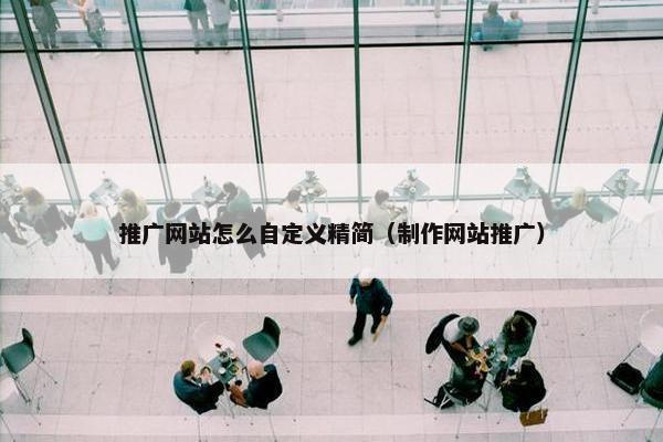 推广网站怎么自定义精简（制作网站推广）