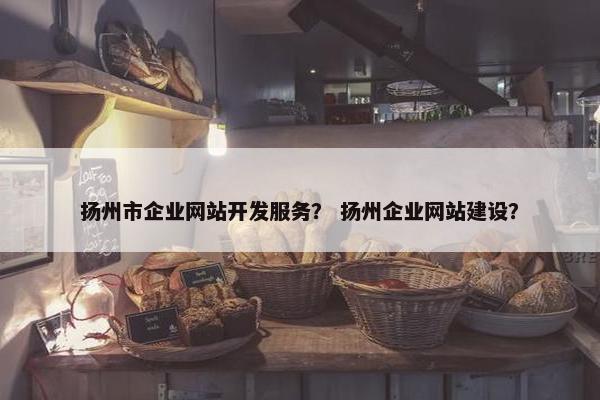 扬州市企业网站开发服务？ 扬州企业网站建设？