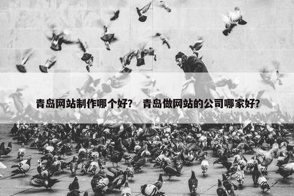 青岛网站制作哪个好？ 青岛做网站的公司哪家好？