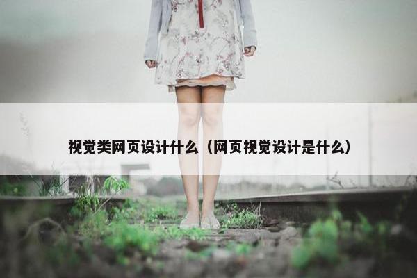 视觉类网页设计什么（网页视觉设计是什么）
