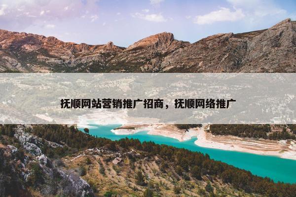 抚顺网站营销推广招商，抚顺网络推广