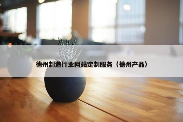 德州制造行业网站定制服务（德州产品）