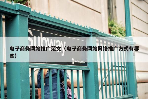 电子商务网站推广范文（电子商务网站网络推广方式有哪些）