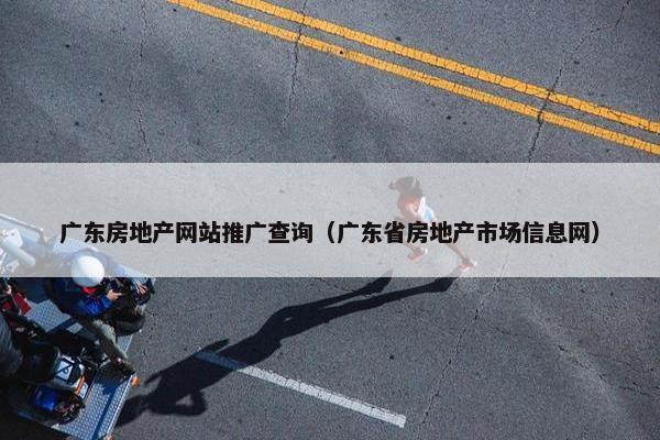 广东房地产网站推广查询（广东省房地产市场信息网）