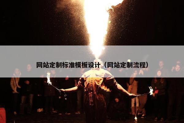 网站定制标准模板设计（网站定制流程）