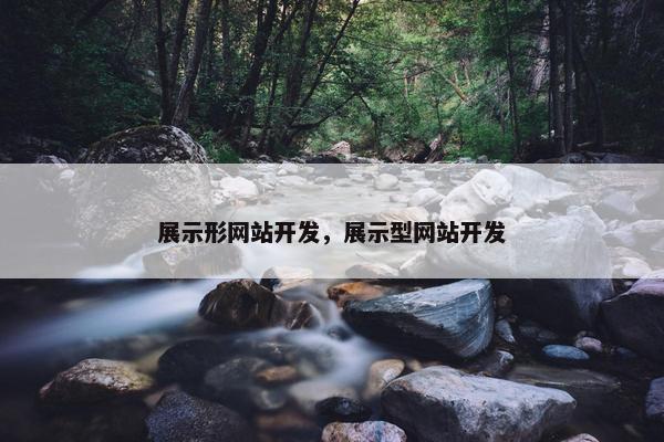 展示形网站开发，展示型网站开发