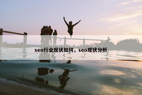 seo行业现状如何，seo现状分析